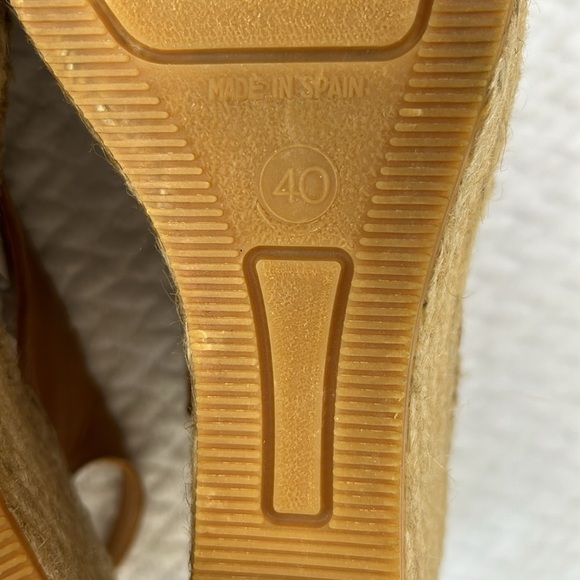 Anthropologie NAGUISA Espadrille Wedge Slingback Hand Crafted in Spain Sandals - Picture 16 of 17